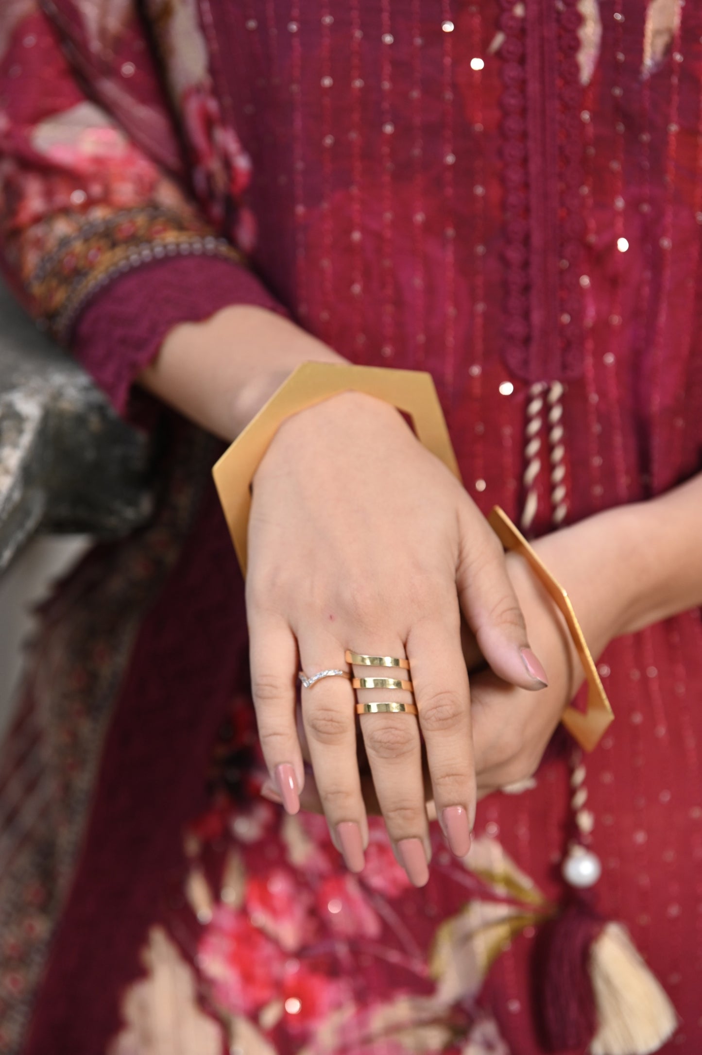 COILED FOREFINGER RING