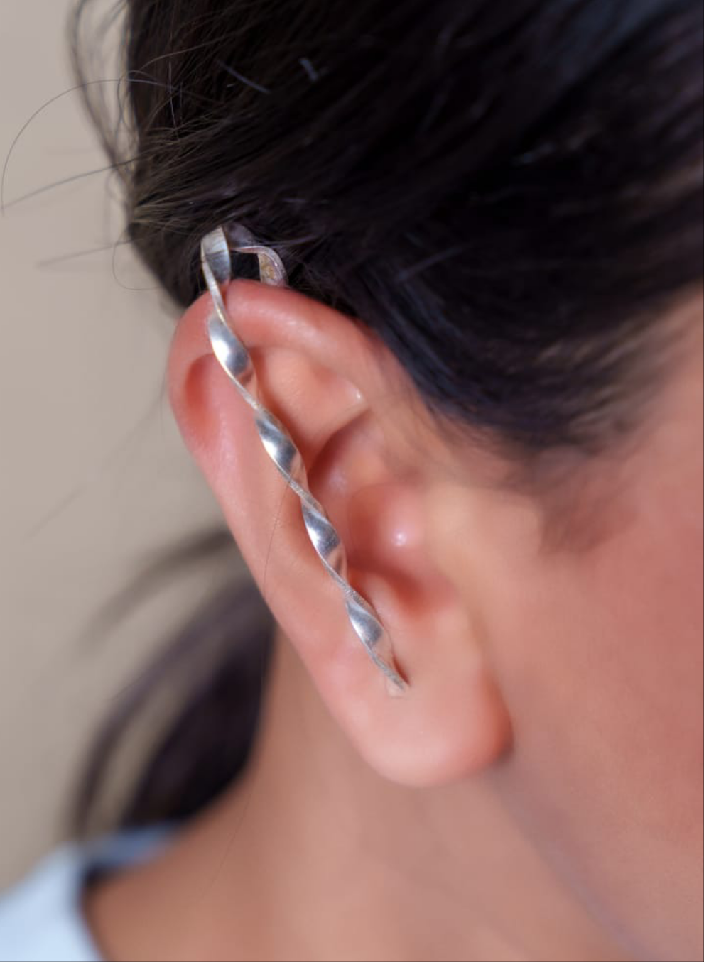 TWIST EAR-CRAWLERS(silver)
