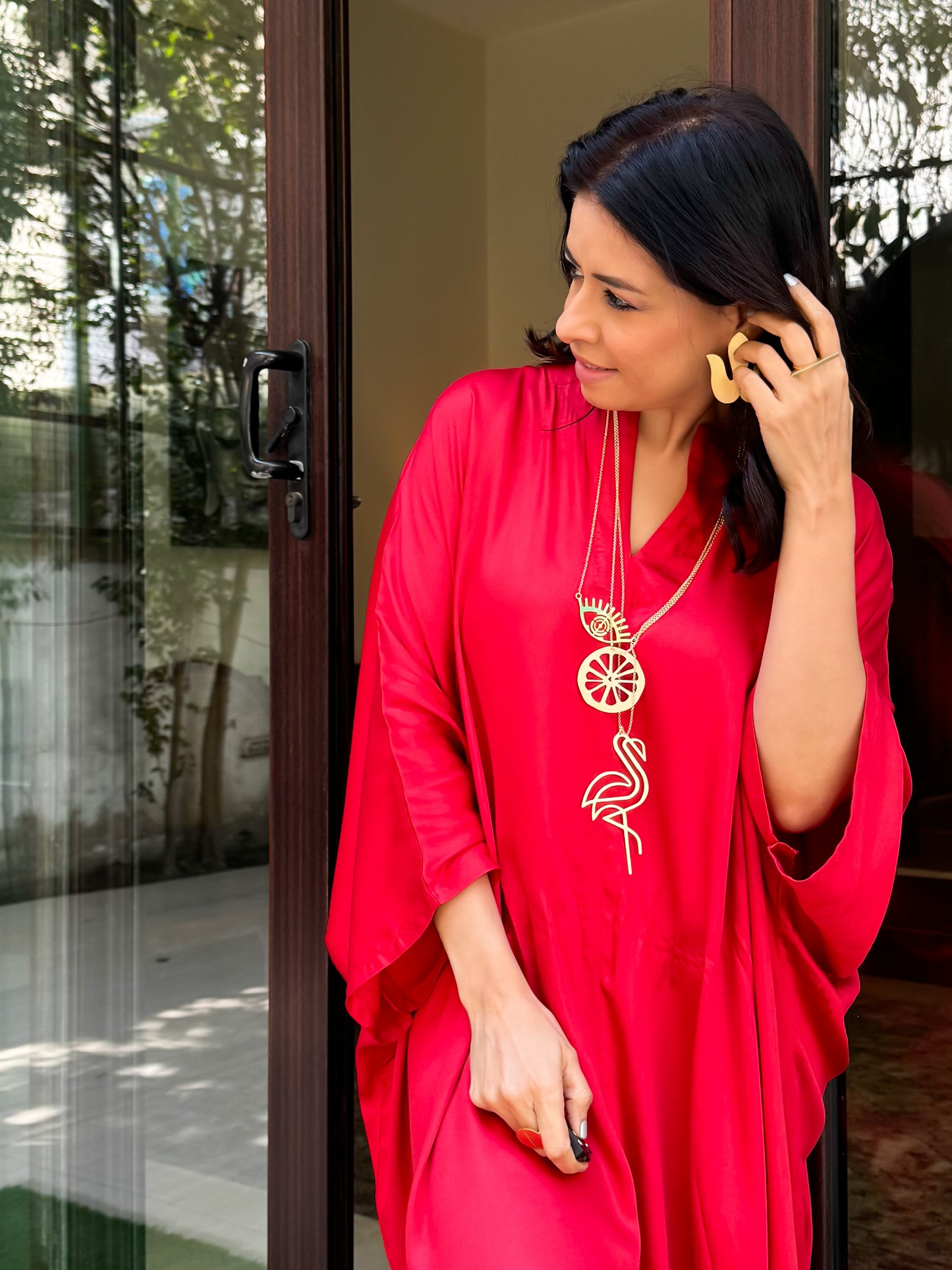 LEMON-RIND NECKPIECE