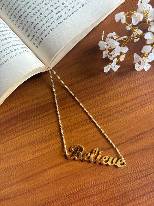 BELIEVE PENDANT