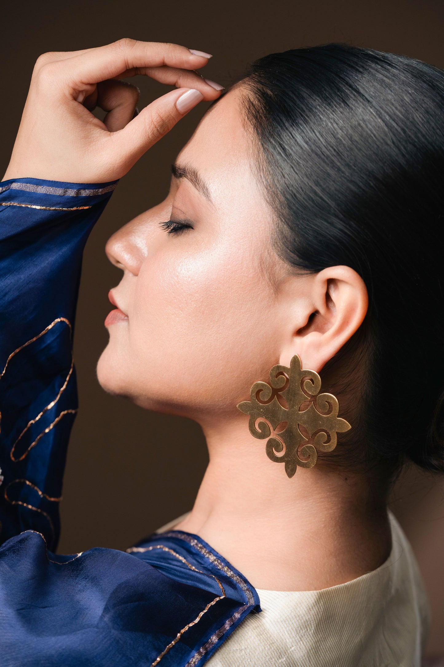 maaya statement earrings