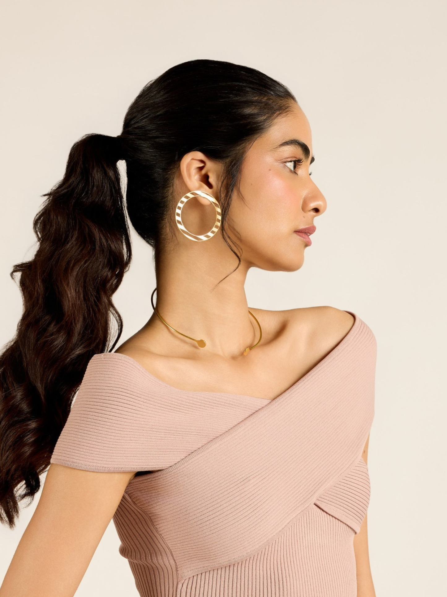STRIA CIRCLE STUDS