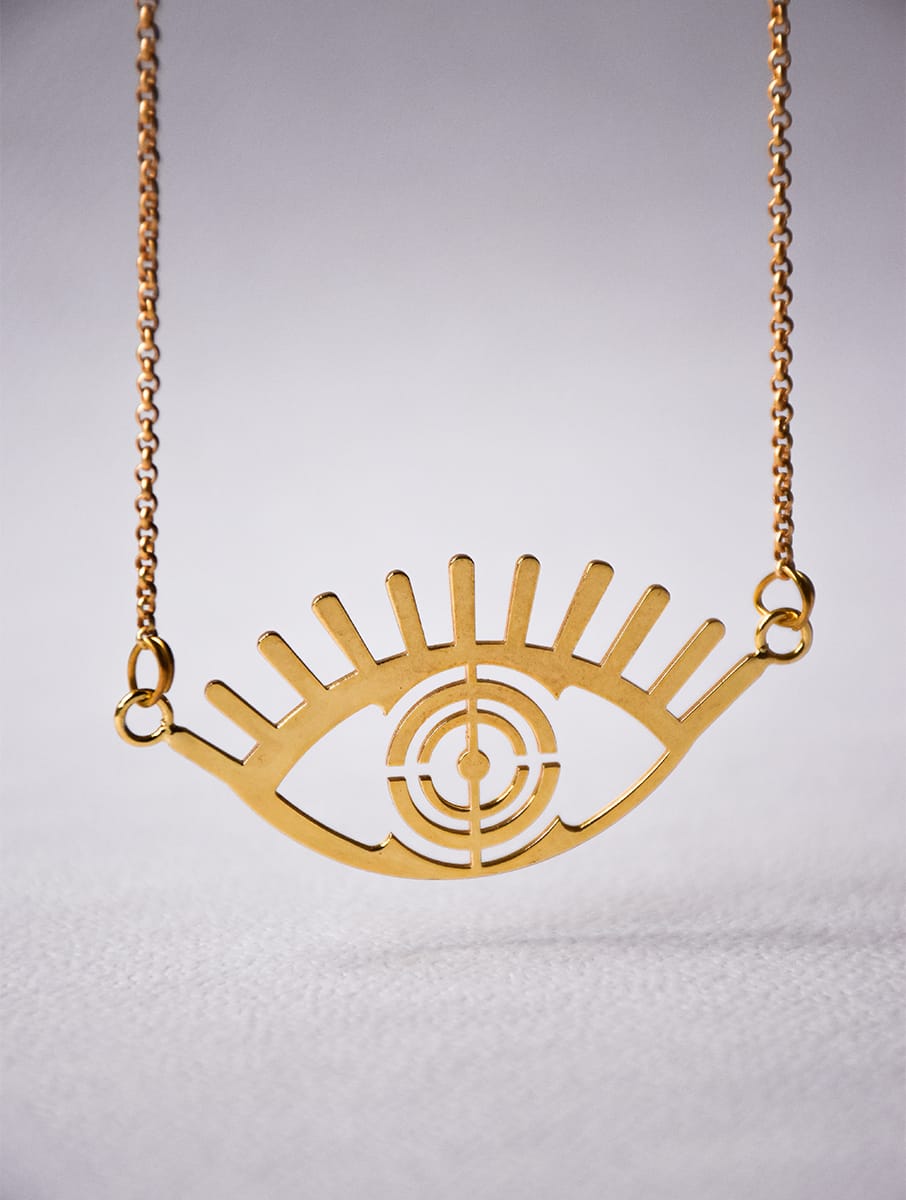 EVIL EYE NECKPIECE